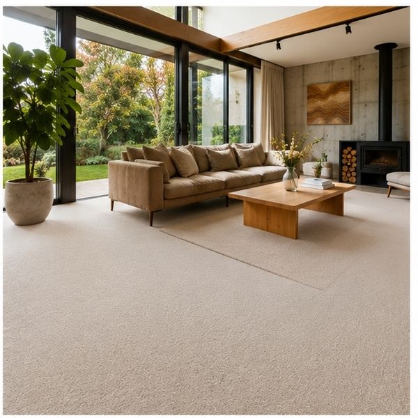 Carpet after steam cleaning in Newport